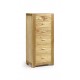 Comoda alta natural 7 cajones