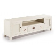 MUEBLE TV NEW WHITE 3 CAJONES 2 PUERTAS